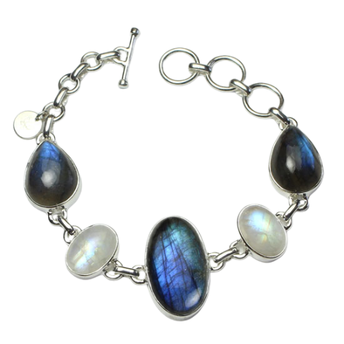 Moonstone Labradorite Divine Glow Bracelet wholesale crystal gemstone suppliers