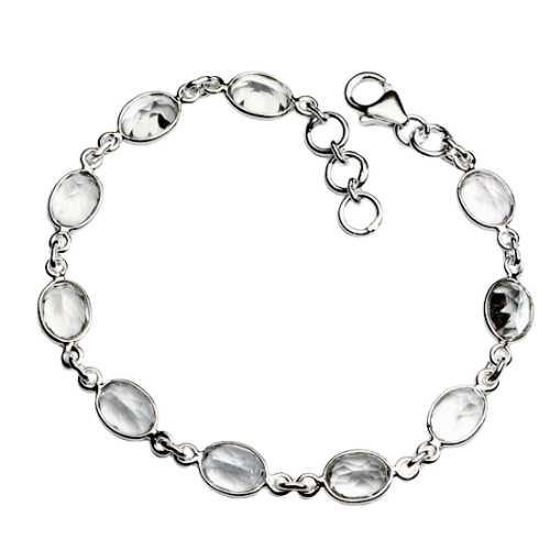 Crystal Quartz Sparkle Bracelet luxury exclusive designer jewelry wholesale bulk USA