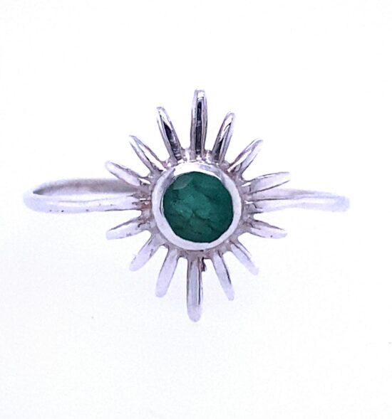 May Emerald Friendly Ring