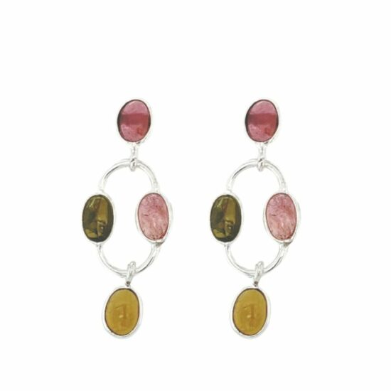 Discount Multi-Tourmaline Summer Earring 3 Pack