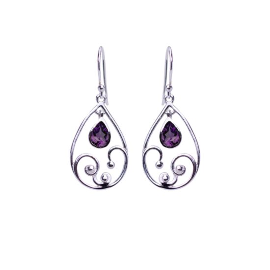 Amethyst Inner Light Earring wholesale jewelry and accessories suppliers