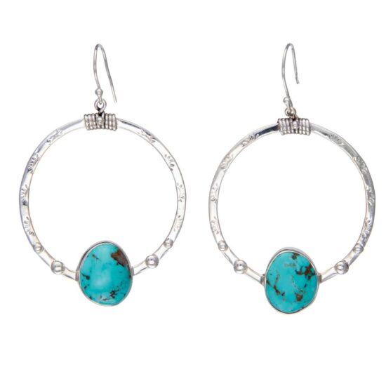 Turquoise Super Power Tribe Earrings luxury jewelry vendors natural stones