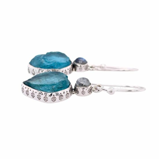 Apatite Rocks Your Soul Earrings bohemian jewelry best vendor direct
