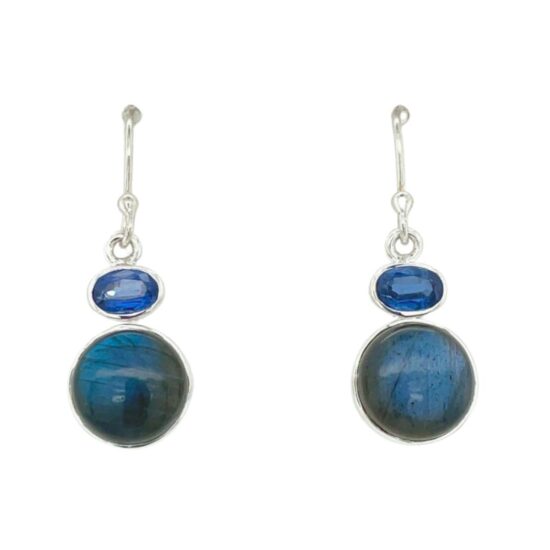 Labradorite Kyanite Lovers Earrings