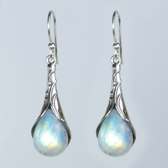 Sterling silver blossom earrings