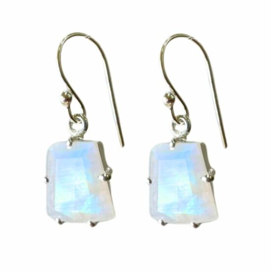 Moonstone Free Form Glitz Earrings artisan natural wholesale gemstone jewelry