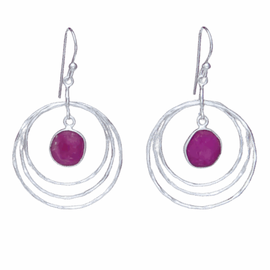 Ripple Effect Earrings wholesale gemstone jewelry vendors unique genuine