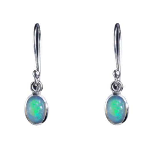 Opal Aura Earrings wholesale semi-precious gemstones jewelry