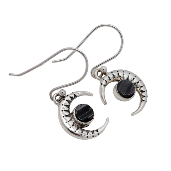 Crescent Moon Destiny Earrings - Image 2