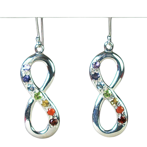 Infinity Chakra Earrings wholesale-only family business women's jewelry wholesale suppliers