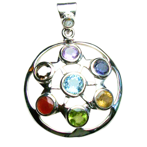 Chakra Wheel of Time Pendant wholesale jewelry and accessories suppliers wholesale jewelry manufacturers