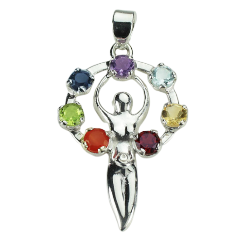 Goddess Mother Earth Chakra Pendant wholesale-only family business women's jewelry wholesale suppliers