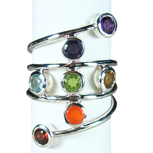 Chakra Gypsy Ring ethically handcrafted exclusive designs fashion jewelry