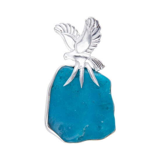 Turquoise Sacred Eagle Guide Pendant wholesale suppliers for jewelry wholesale vendors jewelry