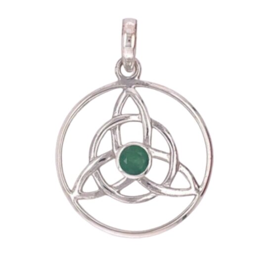 Emerald Celtic Triskelion Pendant wholesale suppliers for jewelry wholesale vendors jewelry