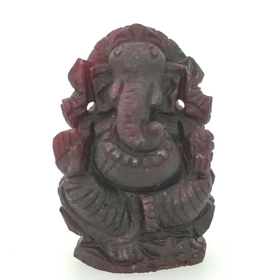 Ruby Sapphire Hand Carved Ganesh Statue hand-picked jewelry for retailers crystal gemstones