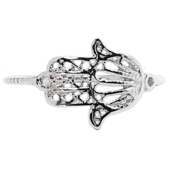 Silver Healing Hand Hamsa Ring jewelry wholesale suppliers jewelry collection grow your business