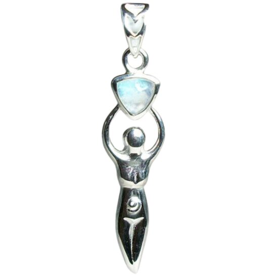 Moonstone Goddess Pendant sterling silver wholesale jewelry supplies
