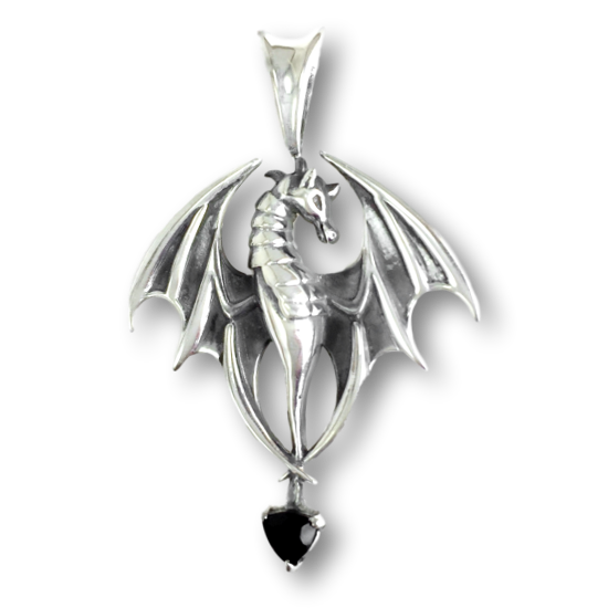 Silver Dragon Magic Pendant