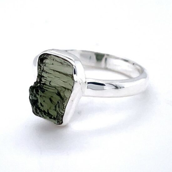 Moldavite Rare Ring wholesale natural gemstone jewelry