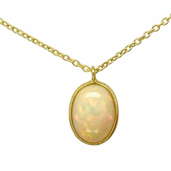 Opal Gold Vermeil Necklace