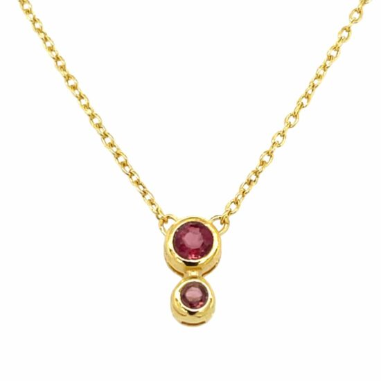 Luxurious Gold Vermeil Necklace sterling silver natural gemstone jewelry wholesale vendor