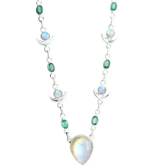 Aphrodite's Passion Kyanite Necklace wholesale sterling silver gemstone jewelry