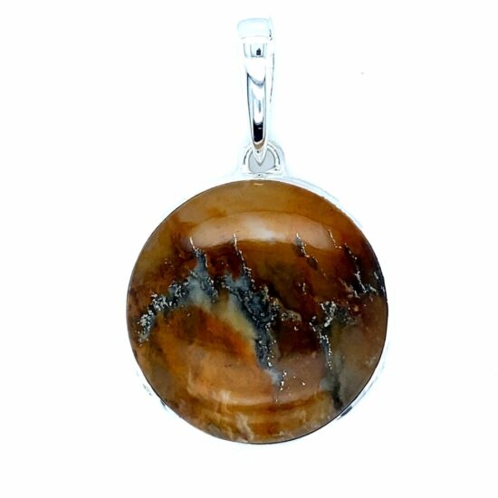Agate Plume Feather Resilience Rocky Mountain High Pendant