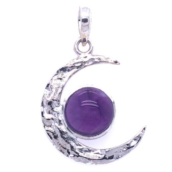 Crescent Moon Pendant beautifully handcrafted designer wholesale jewelry