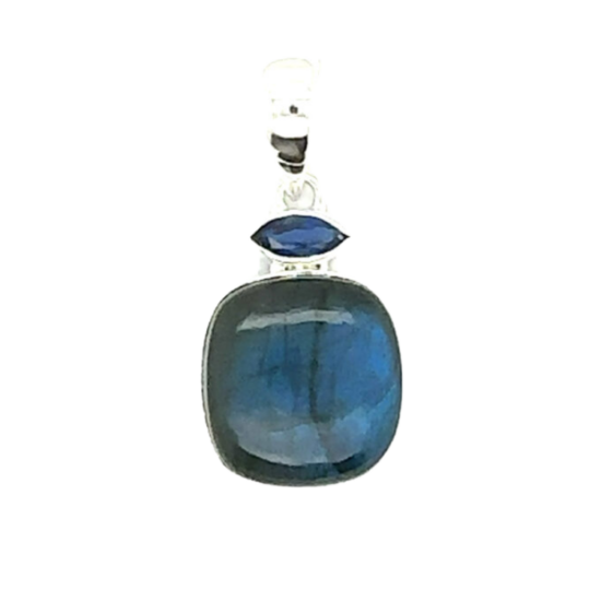 Labradorite Kyanite Pendant wholesale gemstone genuine jewelry