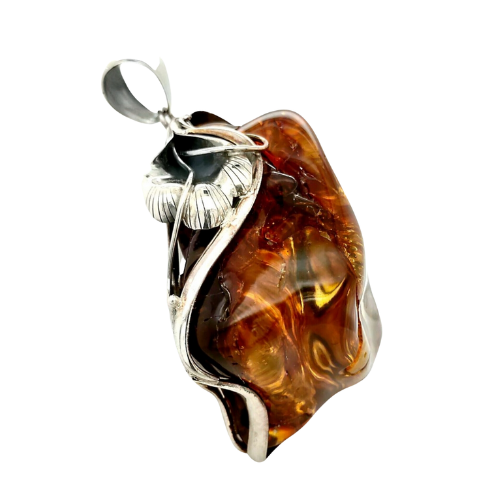 Amber Hope Pendant wholesale sterling silver jewelry