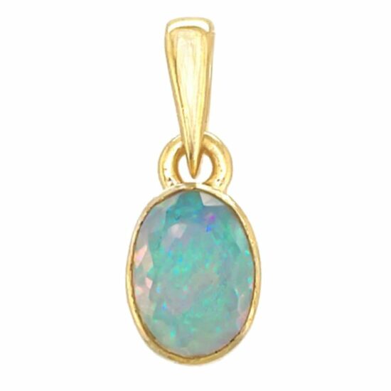 Opal Golden Vermeil Pendant