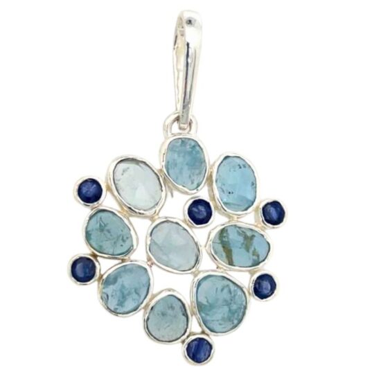 Sweet Blossom Pendant rich natural gemstone jewelry local vendor
