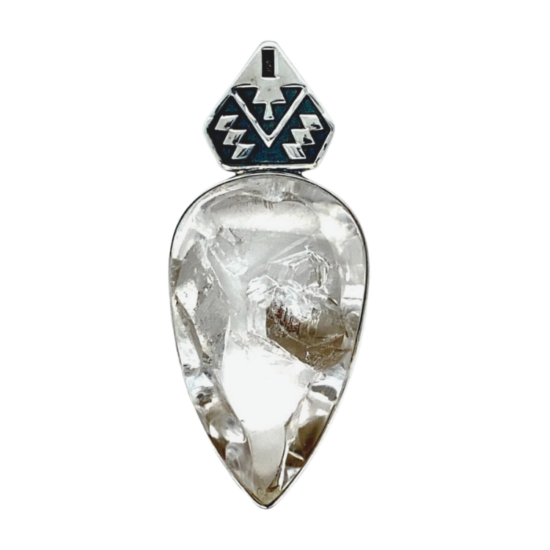 Manifesting Crystal Pendant unique sterling silver gemstone jewelry