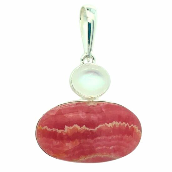 Rhodocrosite Moonstone Pendant jewelry suppliers online jewelry supplies wholesale near me