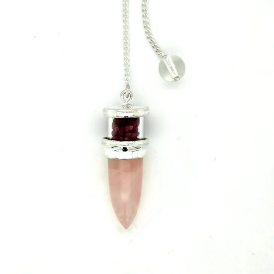 Rose Quartz Ruby Pendulum jewelry vendor and supplier exclusive and rare gemstones