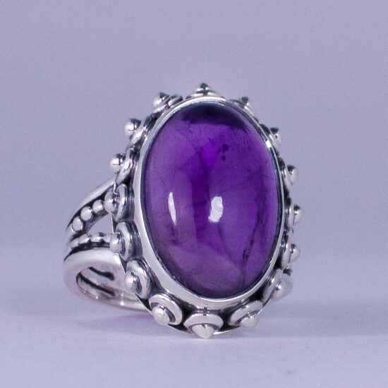 Amethyst Queen Ring jewelry suppliers online natural stones