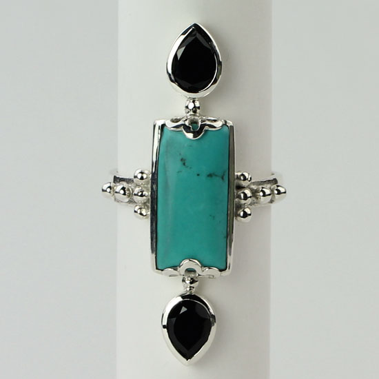 Turquoise Spinel Ring