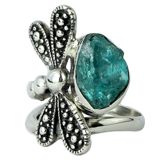 Dragonfly Apatite Ring