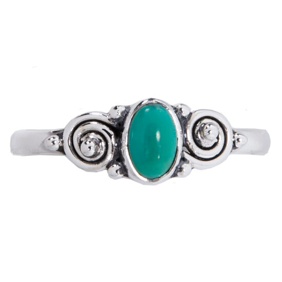 Turquoise Swirly Ring