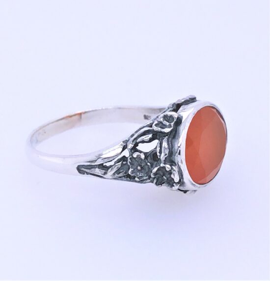Carnelian East-West Unisex Ring sterling silver wholesale jewelry supplies