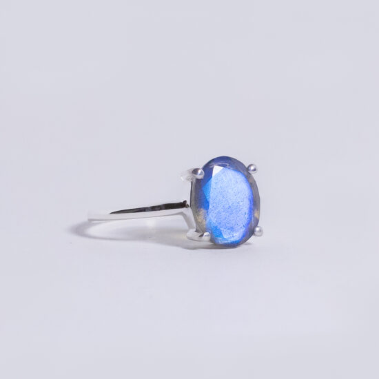 Labradorite Oval Angel Halo Ring jewelry suppliers online new age