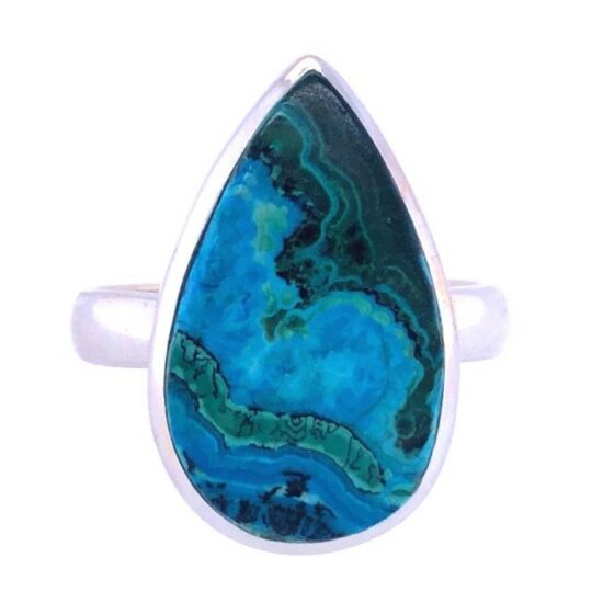 Azurite Malachite Teardrop Ring your go-to wholesale jewelry supply store online