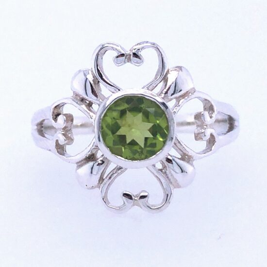 Peridot Poetic Hearts Ring bulk jewelry supplies wholesale fashion trends