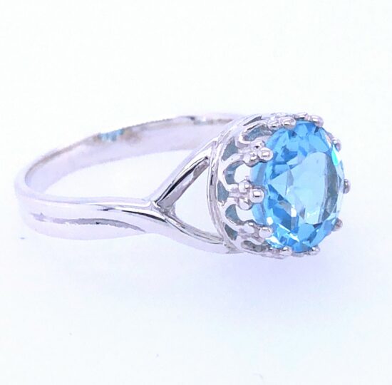 Blue Topaz Splendor Ring
