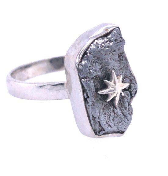 North Star Meteorite Tektite Ring seek more balance with natural gemstone wholesale jewelry