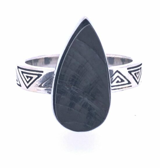Noble Shungite Strong Unisex Ring real jewelry vendors bohemian jewelry