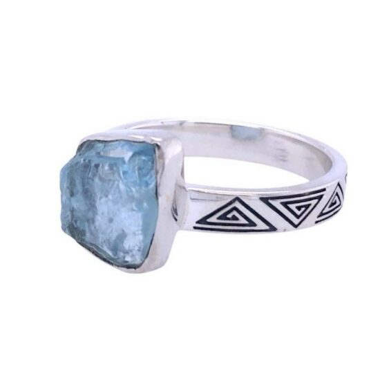 Aquamarine True Blue ring