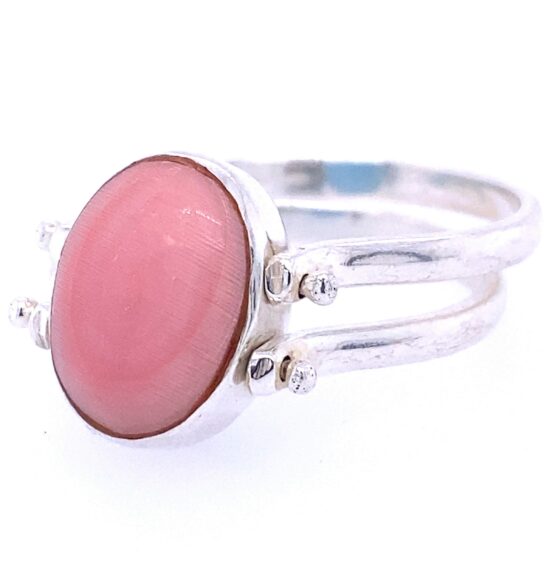 Larimar Pink Conch Reversible Ring wholesale jewelry and accessories suppliers
