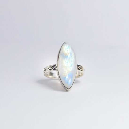 Moonstone Marquise Reverie Ring luxury jewelry vendors sterling silver